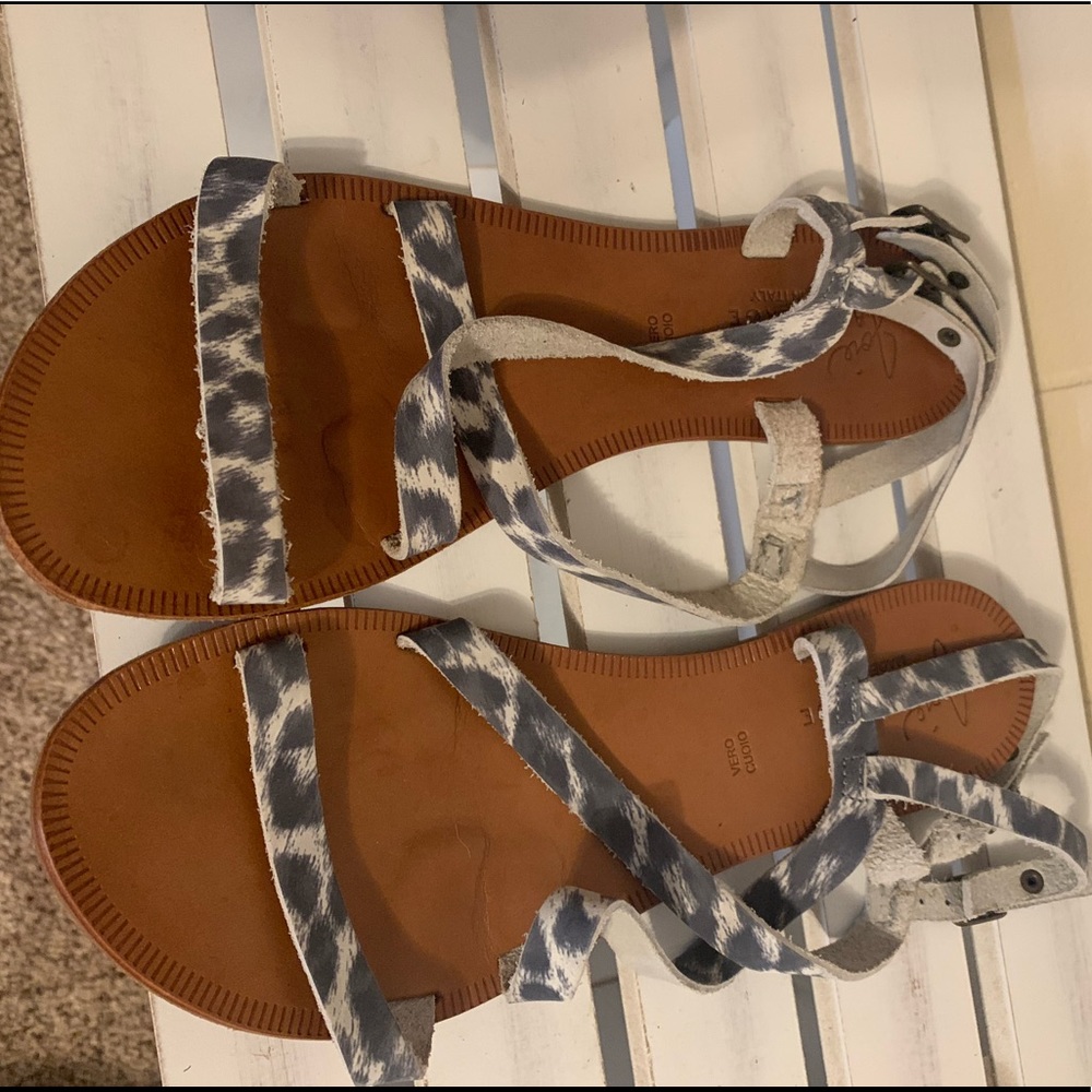 Joie A La Plage Italian Ankle Strap Sandals Size 39